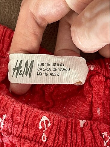 5 Yaş Beden H&M Elbise