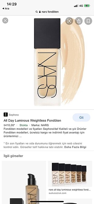 Nars fondoten
