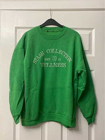 Sweatshirt yeşil renk