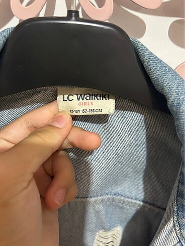 12-13 Yaş Beden mavi Renk lc waikiki kot ceket