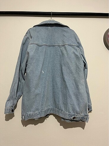 universal Beden Uzun oversize kot ceket