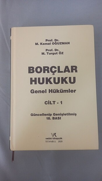Borçlar hukuku genel hükümler cilt 1oğuzman öz