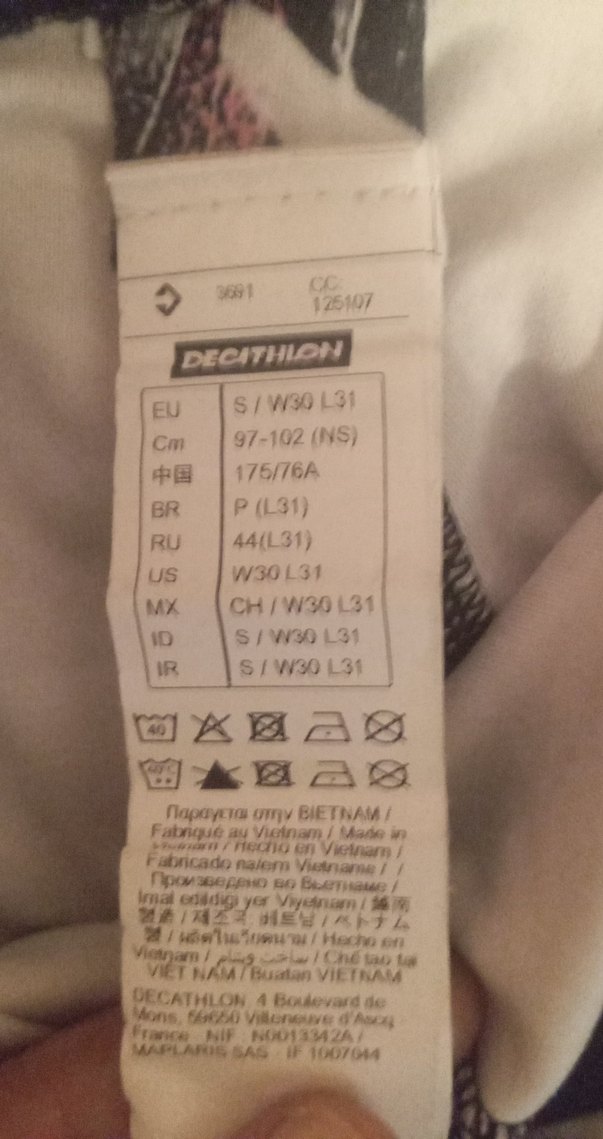 Decathlon kadın spor tayt s beden - Görsel 3