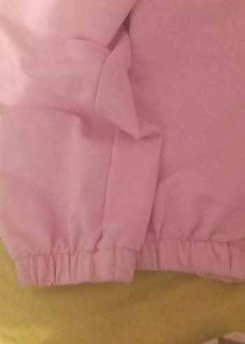 11-12 Yaş Beden pembe Renk Kız Çocuk Pembe Rahat Kesim Eşofman Altı