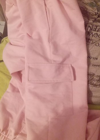 Kız Çocuk Pembe Rahat Kesim Eşofman Altı - Görsel 5