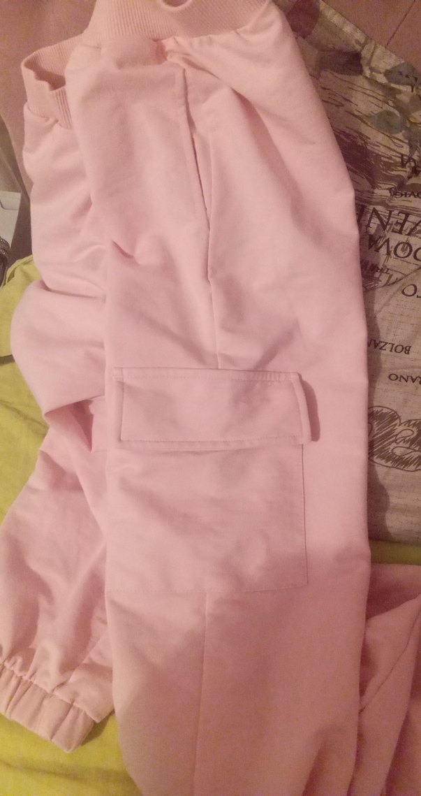 Kız Çocuk Pembe Rahat Kesim Eşofman Altı - Görsel 5