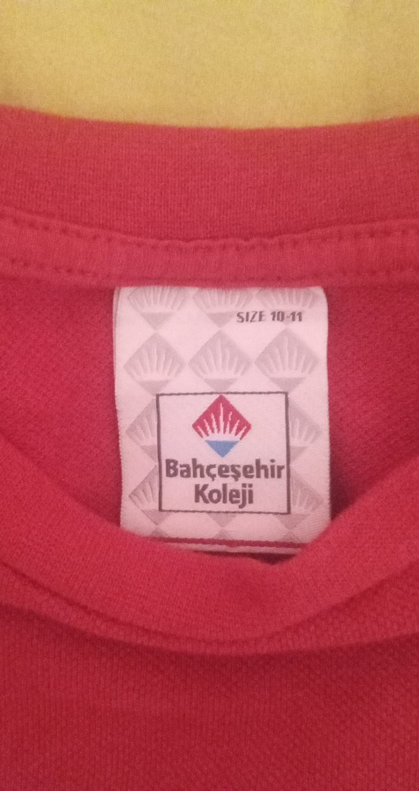 Kırmızı çocuk okul sweatshirt ü 10_11 yaş okul için - Görsel 2