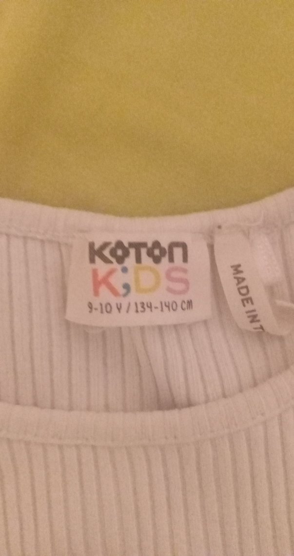 Beyaz çocuk Kolsuz Atlet - Görsel 3