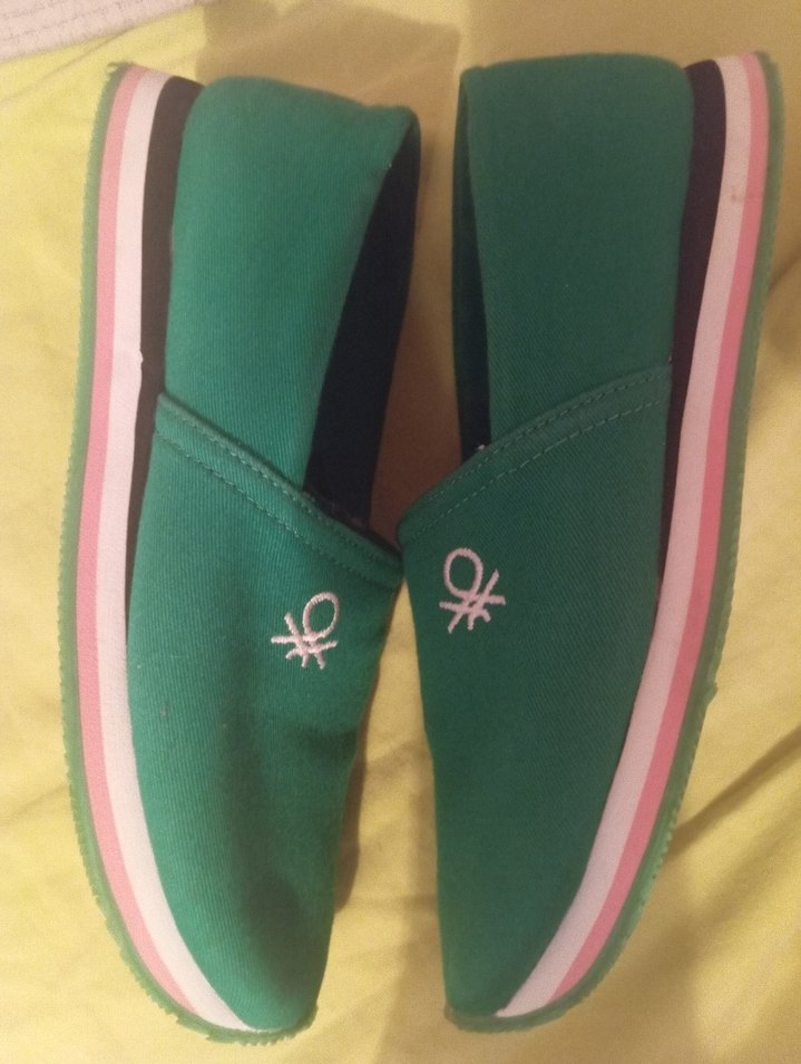 Benetton Günlük Keten Ayakkabı - Siyah - Görsel 3