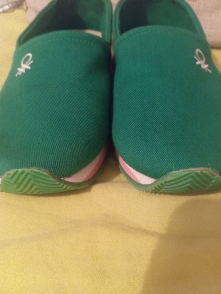 Benetton Günlük Keten Ayakkabı - Siyah - Görsel 2