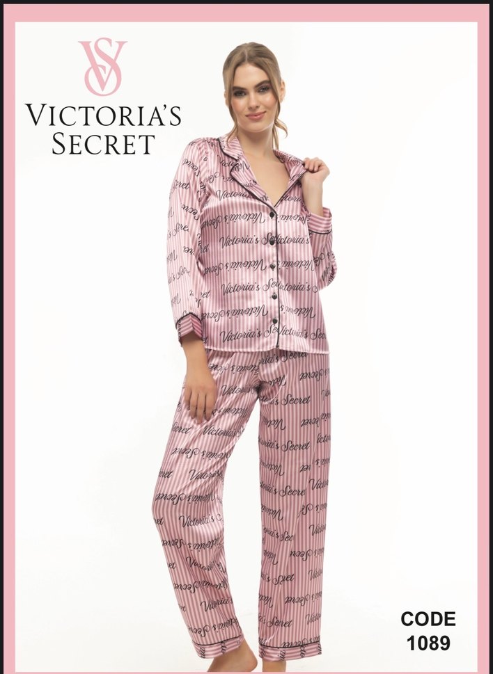 Victorias Secret Uzun Kollu Pijama Takımı S Beden - Görsel 3