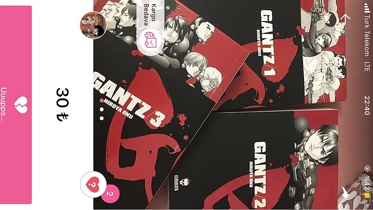 Gantz üç kitap