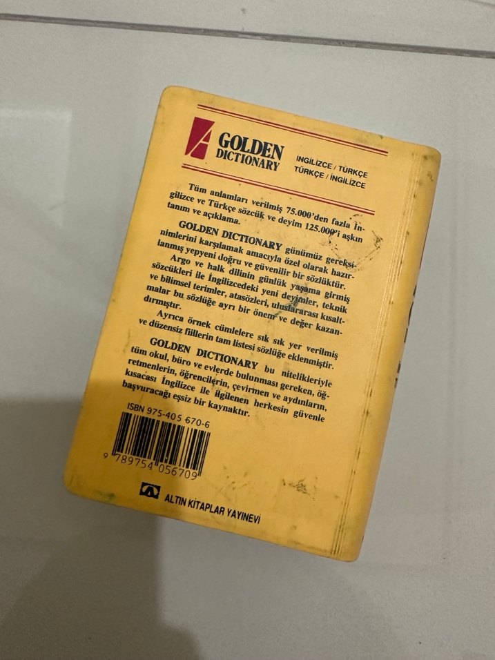 Altın Sözlük İngilizce-Türkçe / Türkçe-İngilizce - Görsel 3