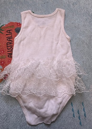 Kız Bebek Fırfırlı Beyaz Atlet Body - Görsel 5