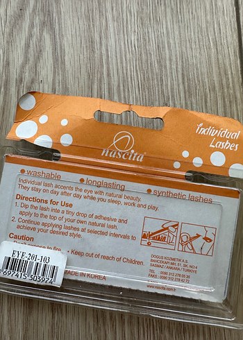 Nascita Siyah Tekli Takma  Kirpik - Görsel 3