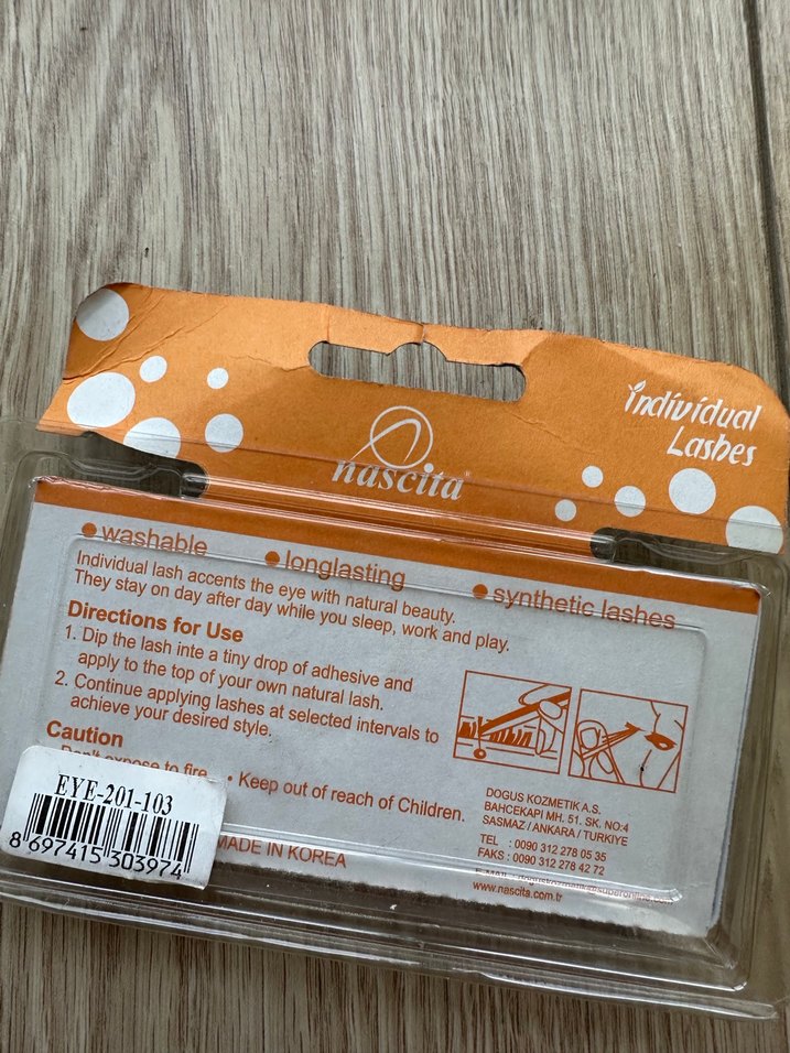 Nascita Siyah Tekli Takma  Kirpik - Görsel 3