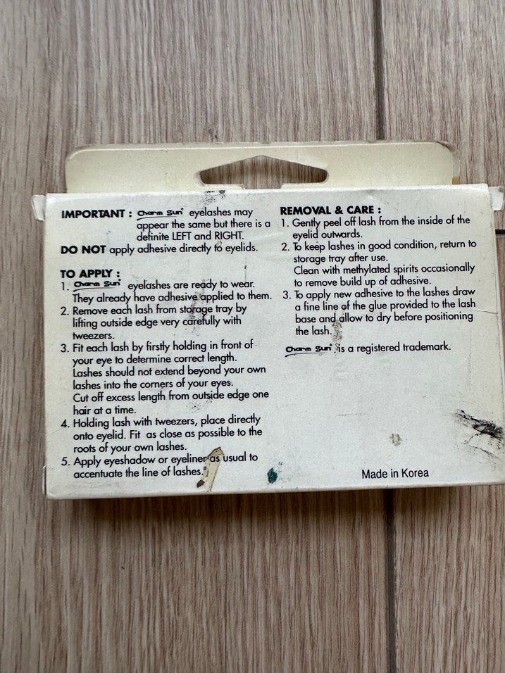 Altın Renkli Takma Kirpik - Görsel 3