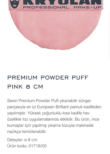 Kryolan Pudra Pedi - Görsel 3