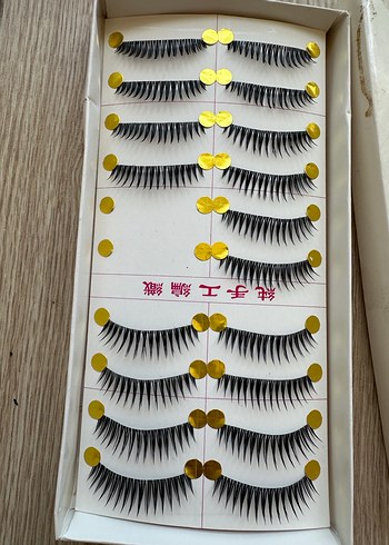 Siyah 9 çift Takma Kirpik Seti - Görsel 2