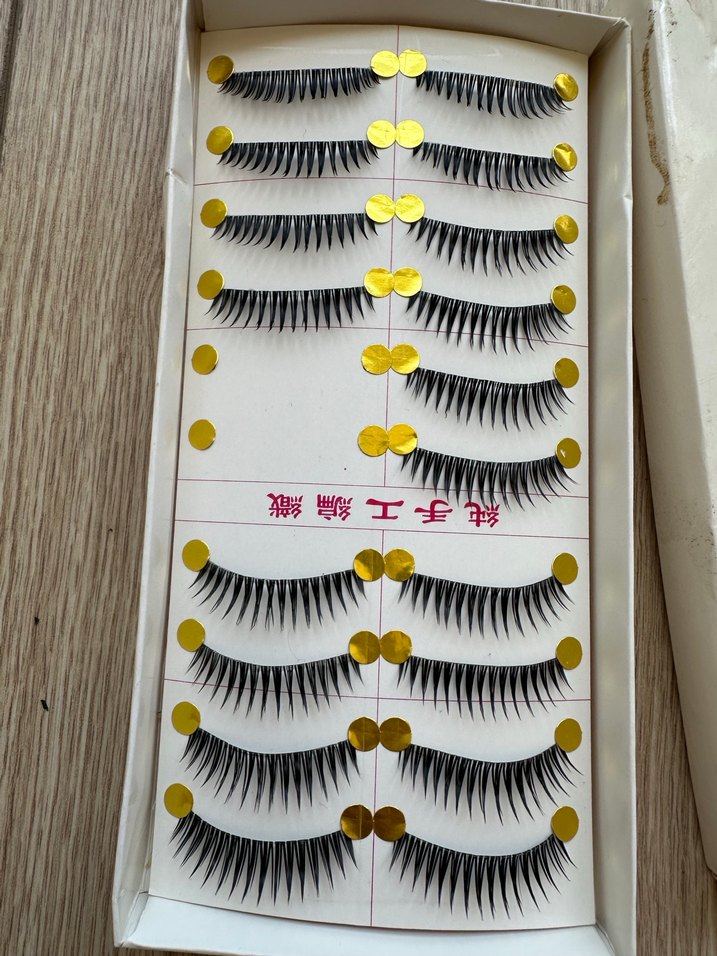 Siyah 9 çift Takma Kirpik Seti - Görsel 2