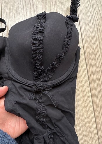 La Senza Siyah  Büstiyer L Beden - Görsel 3