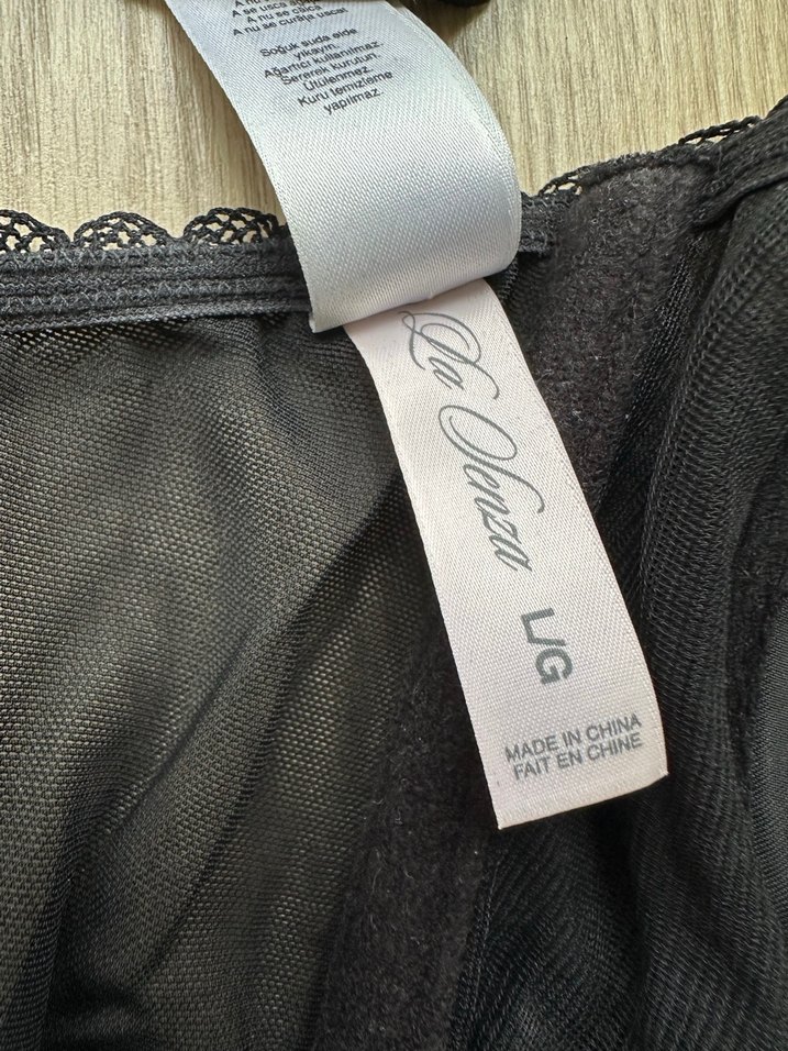 La Senza Siyah  Büstiyer L Beden - Görsel 4