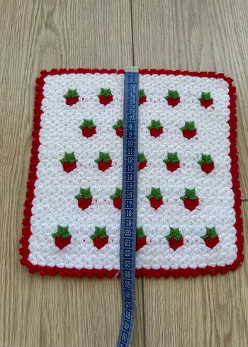 Renkli Çilek Desenli Banyo Lifi - Görsel 4