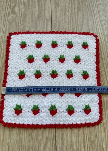 Renkli Çilek Desenli Banyo Lifi - Görsel 3