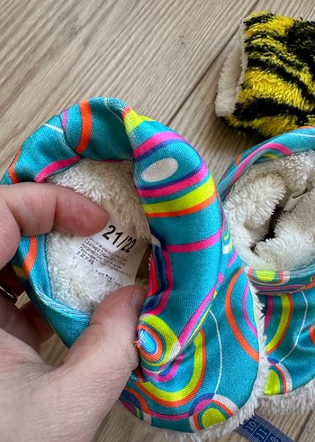 3 Adet Bebek Çocuk Patik Panduf - Görsel 7