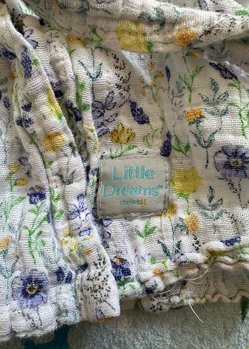Little Dreams Little Dreams İnce Müslin Bornoz