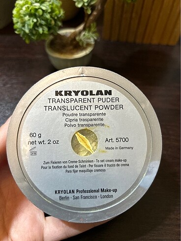 Kryolan Transparan Pudra 60g