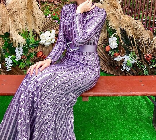 Zara Payetli Abiye
