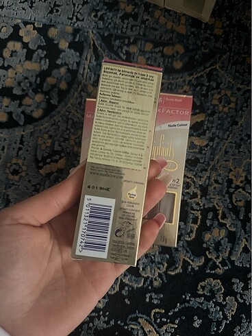Max Factor Son üç adet 06 ruj max factör orijinal