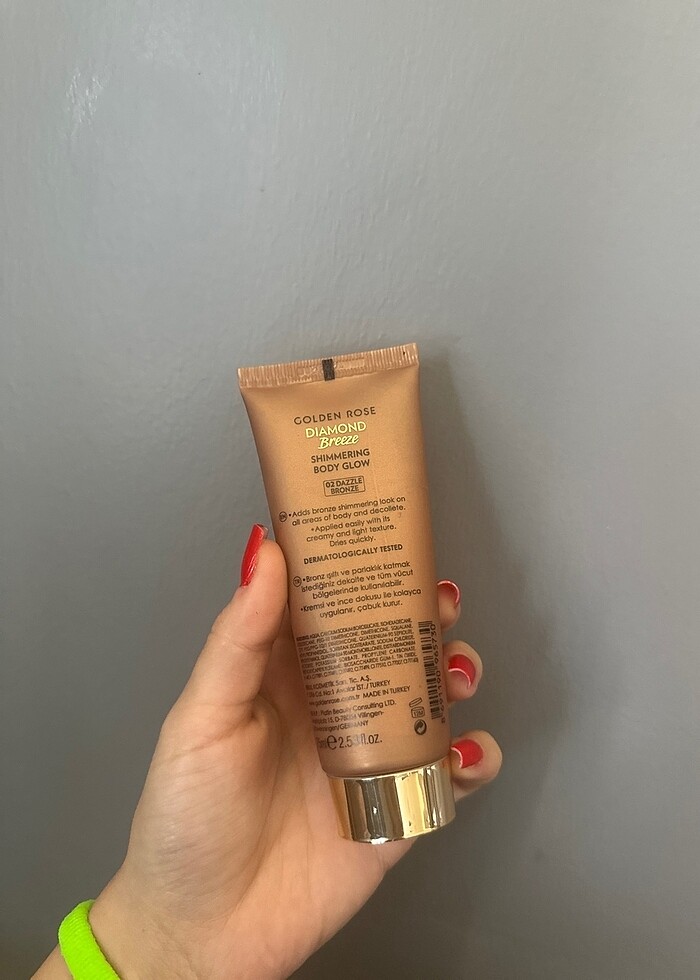 Golden rose vücut parlatıcı - Görsel 2