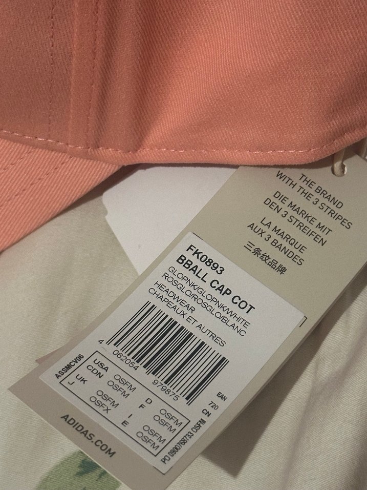 Pembe adidas Kadın Spor Şapka - Görsel 3