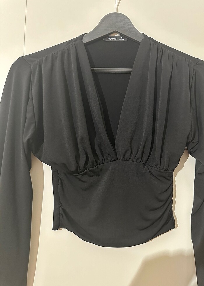 Siyah bluz - Görsel 2