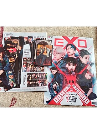 Exo poster ayraç fotokart