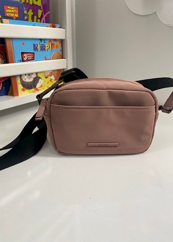 Beden pembe Renk Bej Minimalist Kadın Bel Çantası