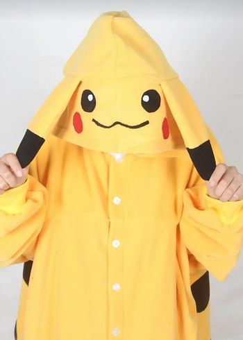 Unisex Pikachu kostüm pijama