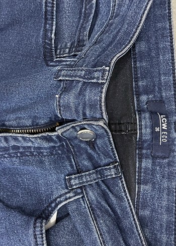 Kadın Lacivert Esnek Dar Kesim Kot Pantolon - Görsel 3