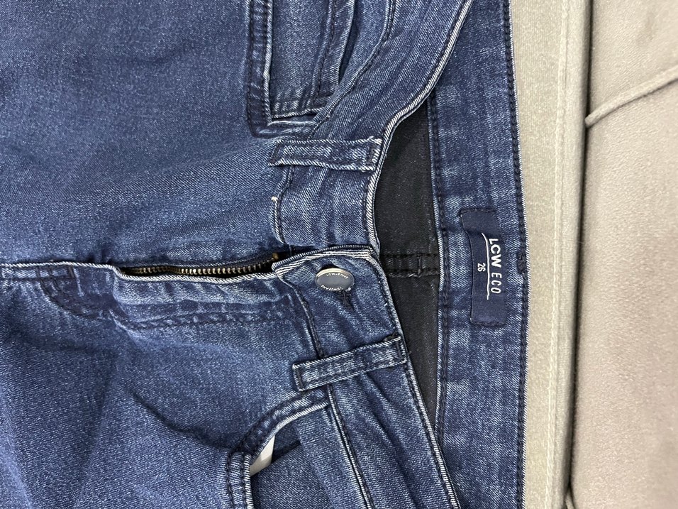 Kadın Lacivert Esnek Dar Kesim Kot Pantolon - Görsel 3