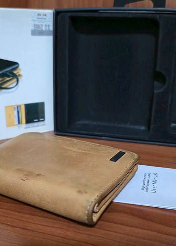 Zhuse 4000 mAh Deri Cüzdan PowerBank - Görsel 2