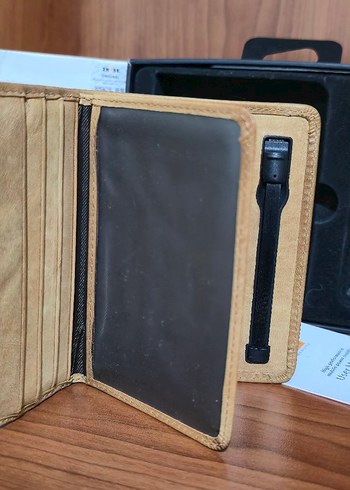 Zhuse 4000 mAh Deri Cüzdan PowerBank - Görsel 4