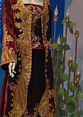 payet işlemeli şalvarlı bindallı - Görsel 2