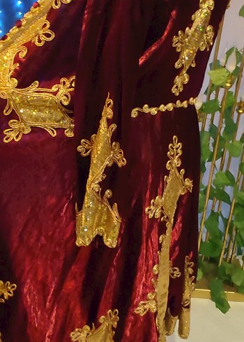 payet işlemeli şalvarlı bindallı - Görsel 5