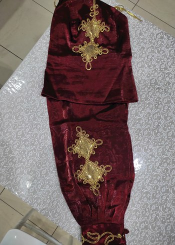 payet işlemeli şalvarlı bindallı - Görsel 4