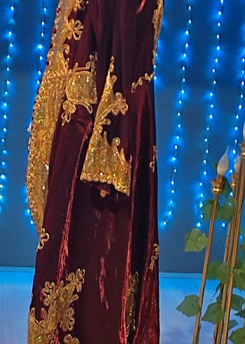 payet işlemeli şalvarlı bindallı - Görsel 3