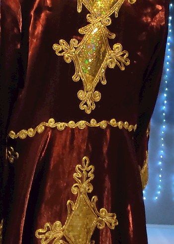 payet işlemeli şalvarlı bindallı - Görsel 6