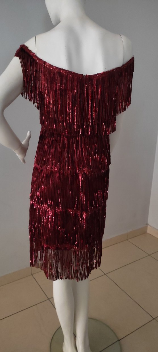 Bordo Püsküllü after parti - Görsel 5