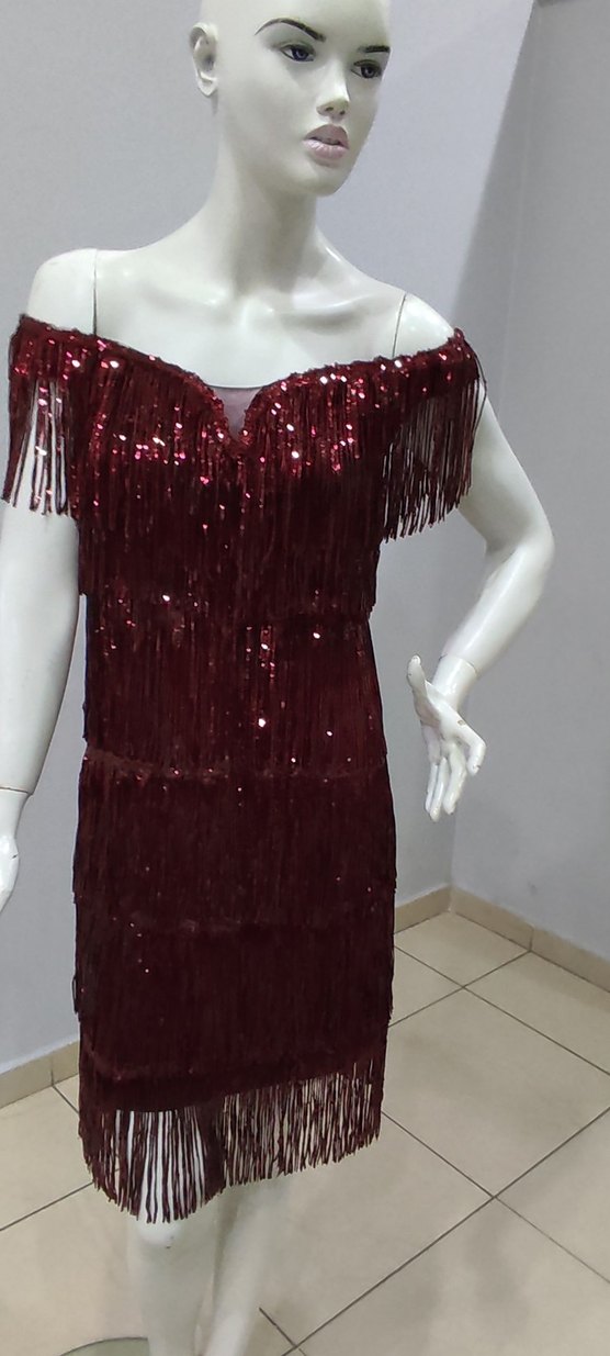 Bordo Püsküllü after parti - Görsel 2